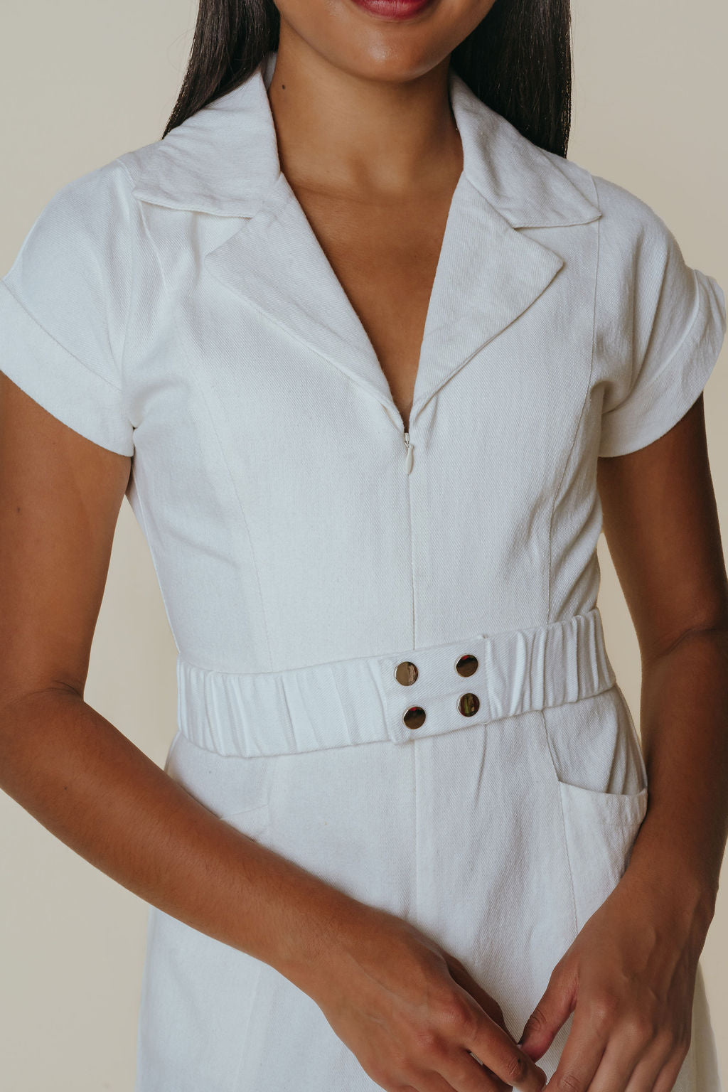 Aly Dress - Ivory