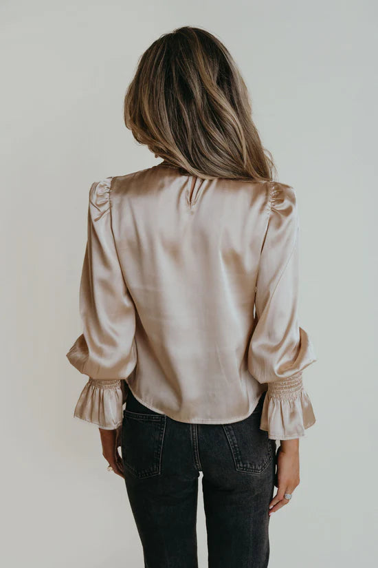 Heather Top - Gold