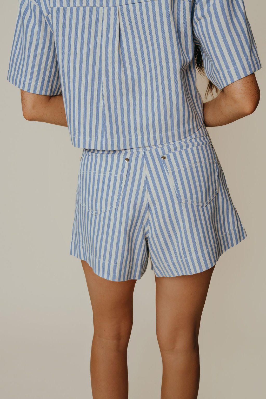 Cypress Short - Blue Stripe