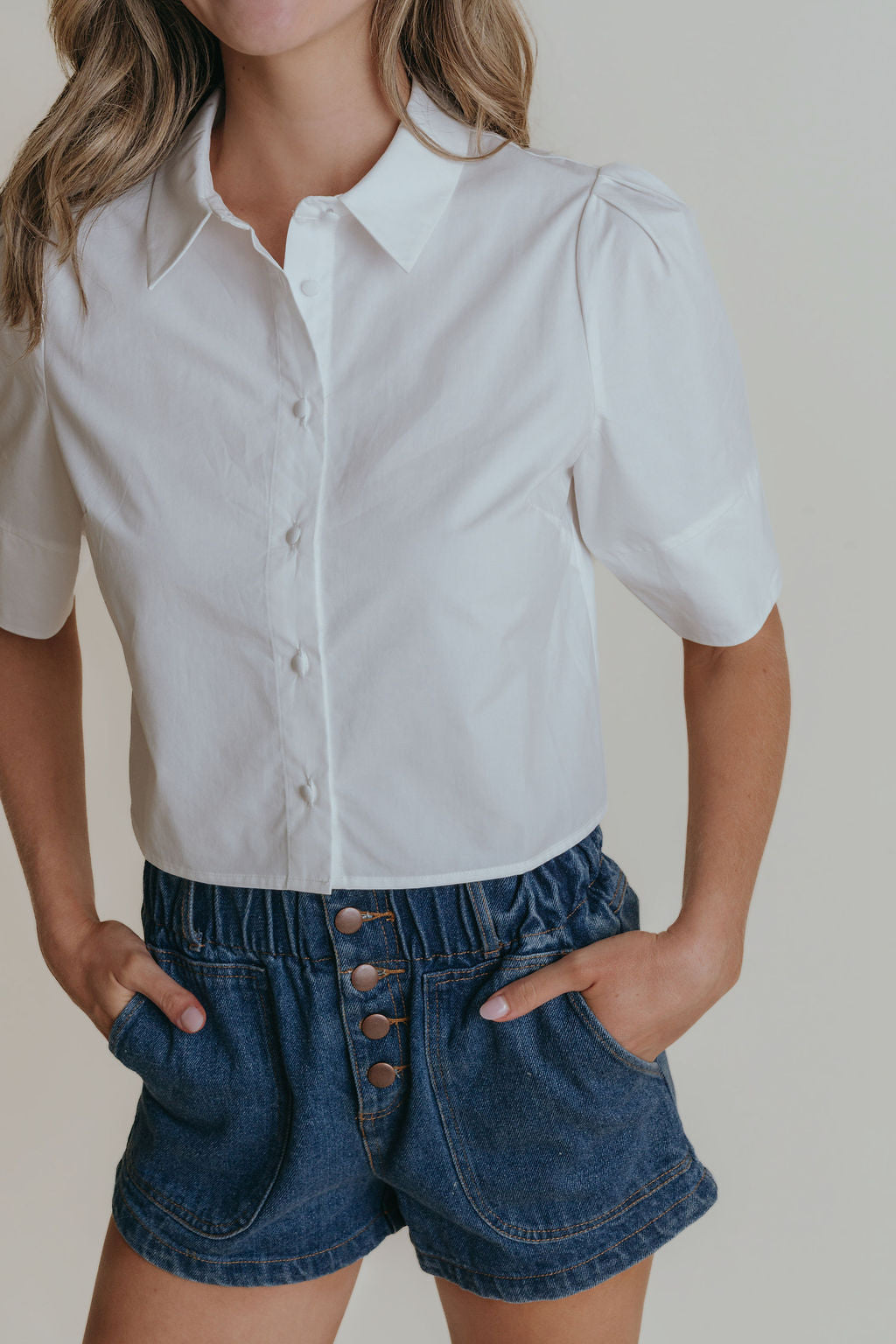 Fallon Top - White