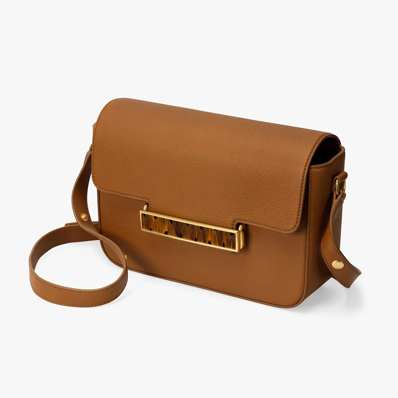 Brackish Oxford Bag - Tan Pheasant Hearts