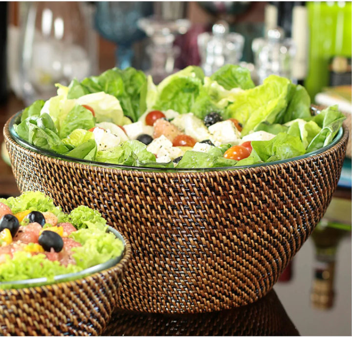 BMH - Salad & Serving Bowl w/Glass