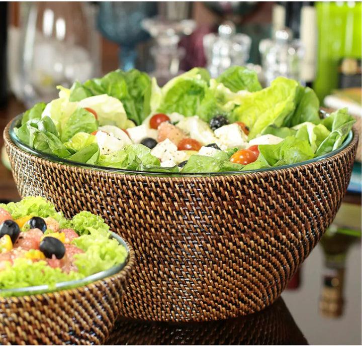 BMH - Salad & Serving Bowl w/Glass