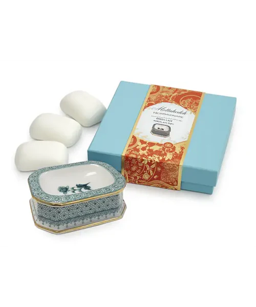 BMH - Green Lace Soap Dish