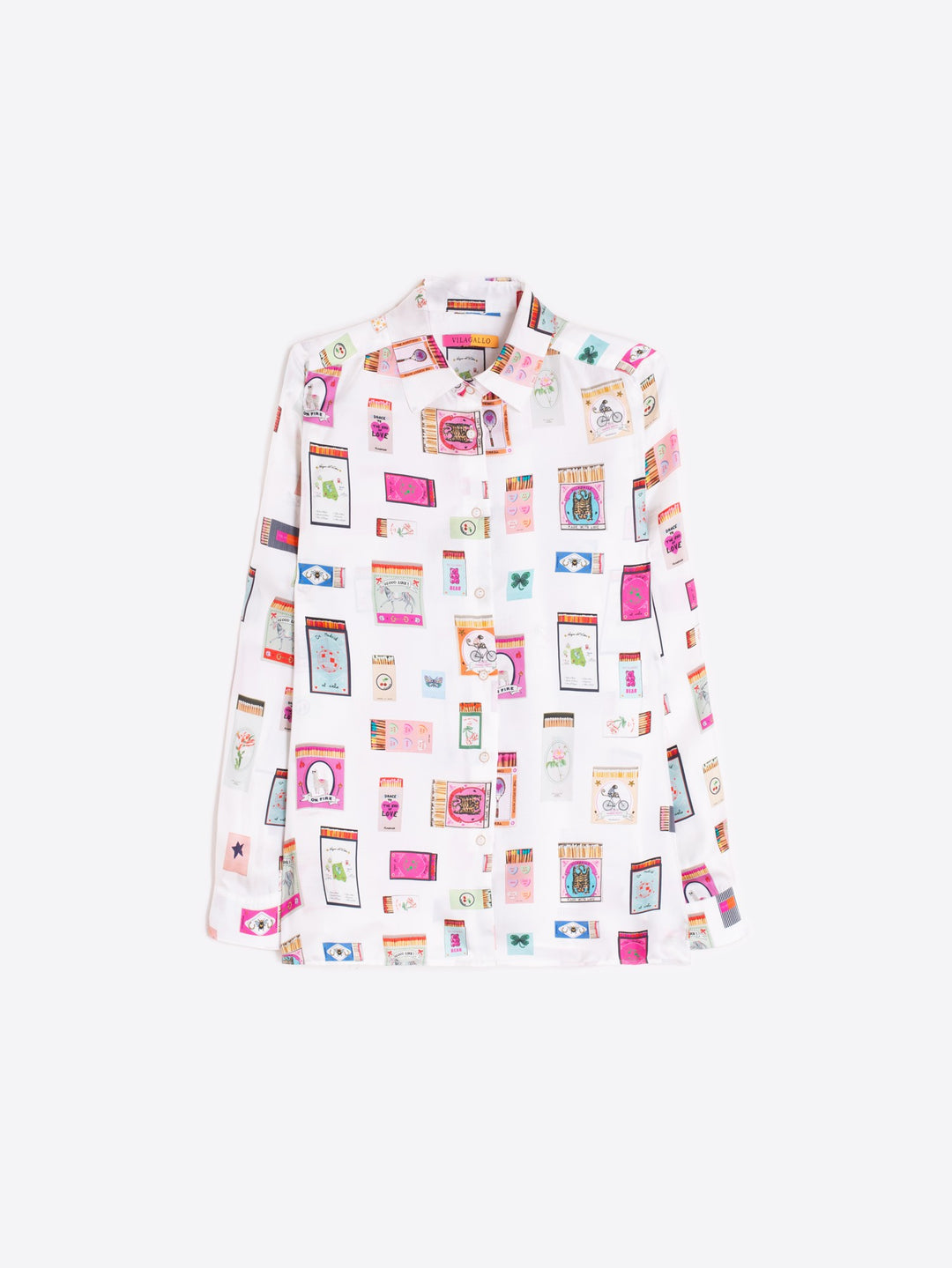 WHITE SHIRT MATCHBOX PRINT - 32968