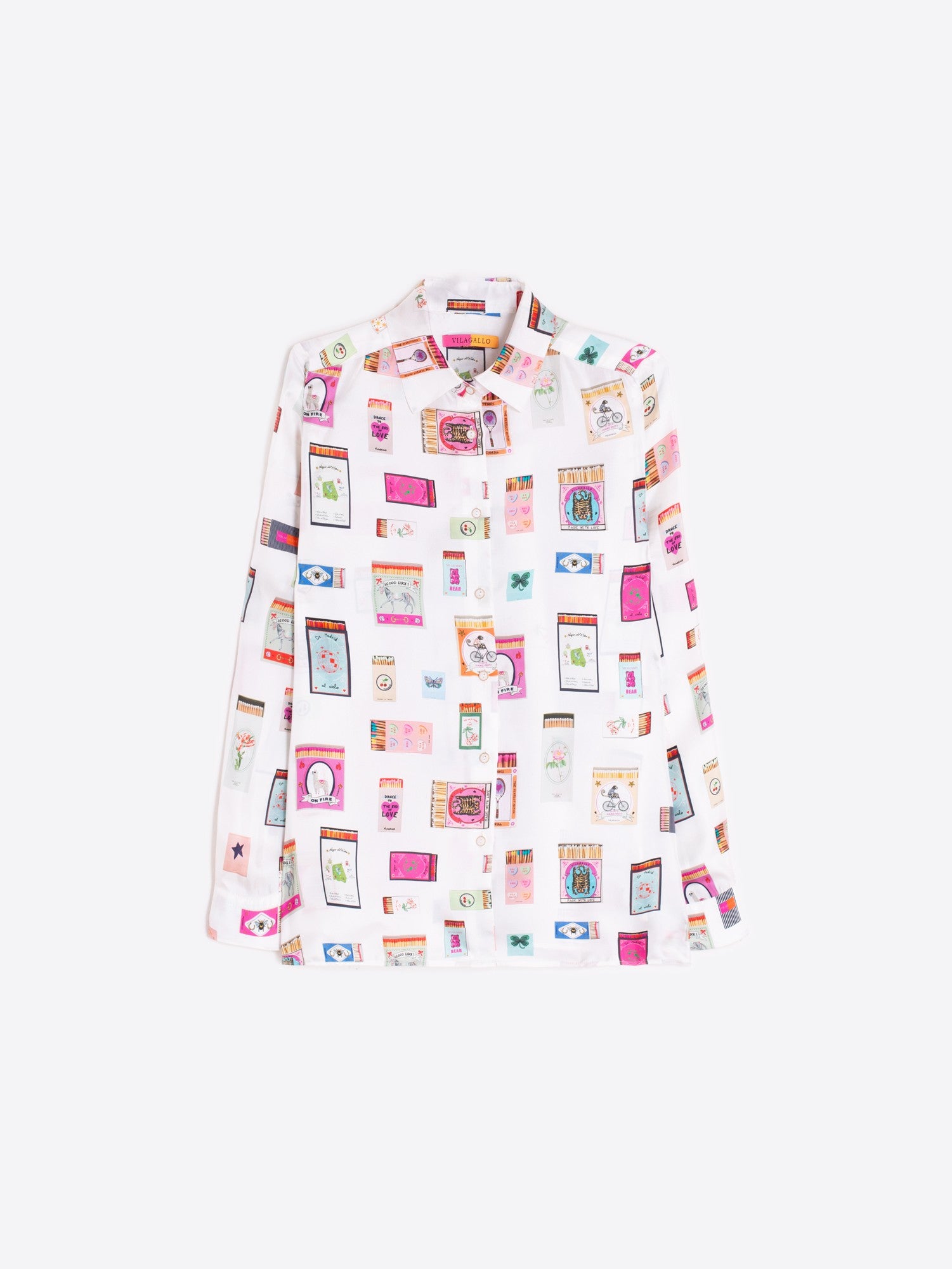 WHITE SHIRT MATCHBOX PRINT - 32968