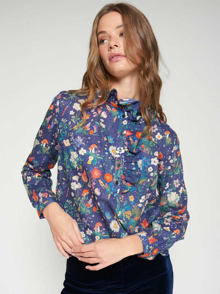 COTTON FLORAL SHIRT