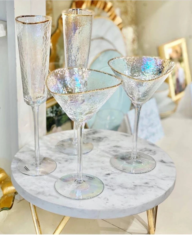 BMH - Zodax Gold Champagne Flutes Set/2 (4)