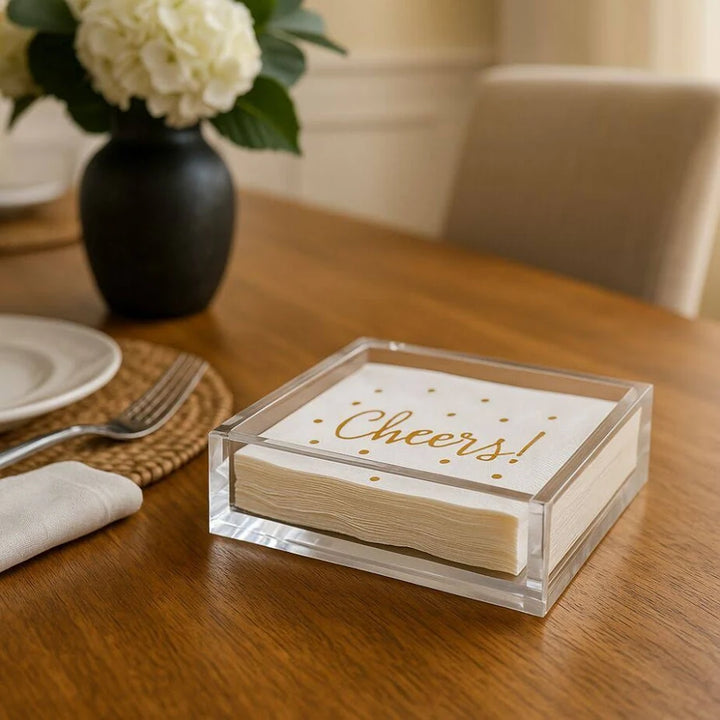 BMH - Lucite Cocktail Napkin Holder (1)