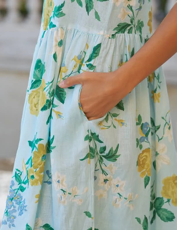 Daphne Sleeveless Shirtdress-SMSL Summer Scatter