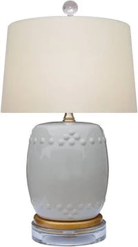 BMH - White Porcelain Garden Lamp