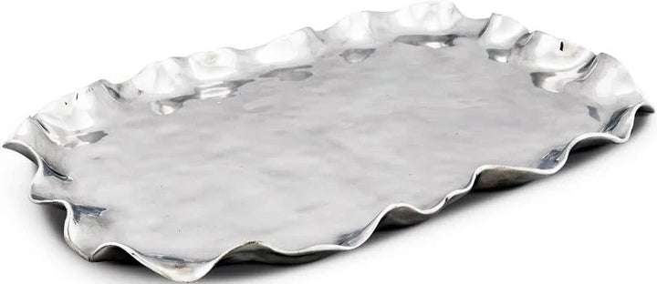 BMH - Silver Rectangle Serving Tray