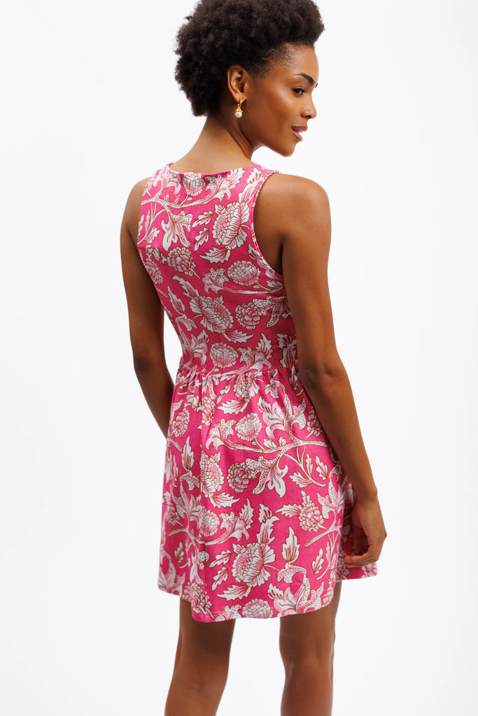 The Madeline Dress - Tuileries Bloom Pink