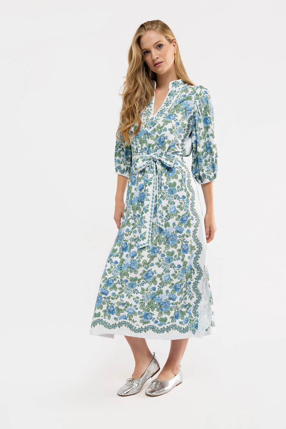 Brooks Dress- Cotswolds Scallop