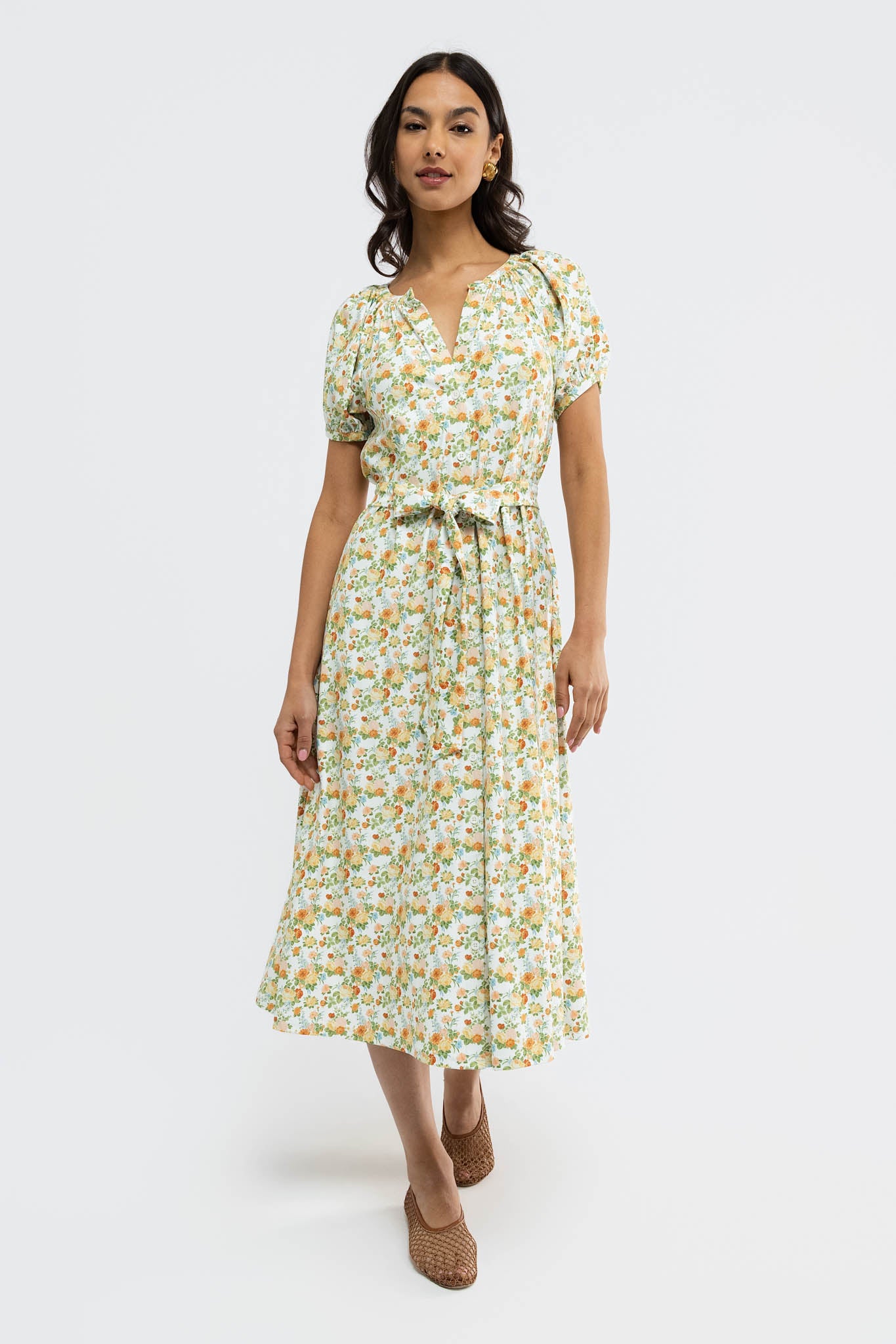 Grenadine Dress - Marigold Morning