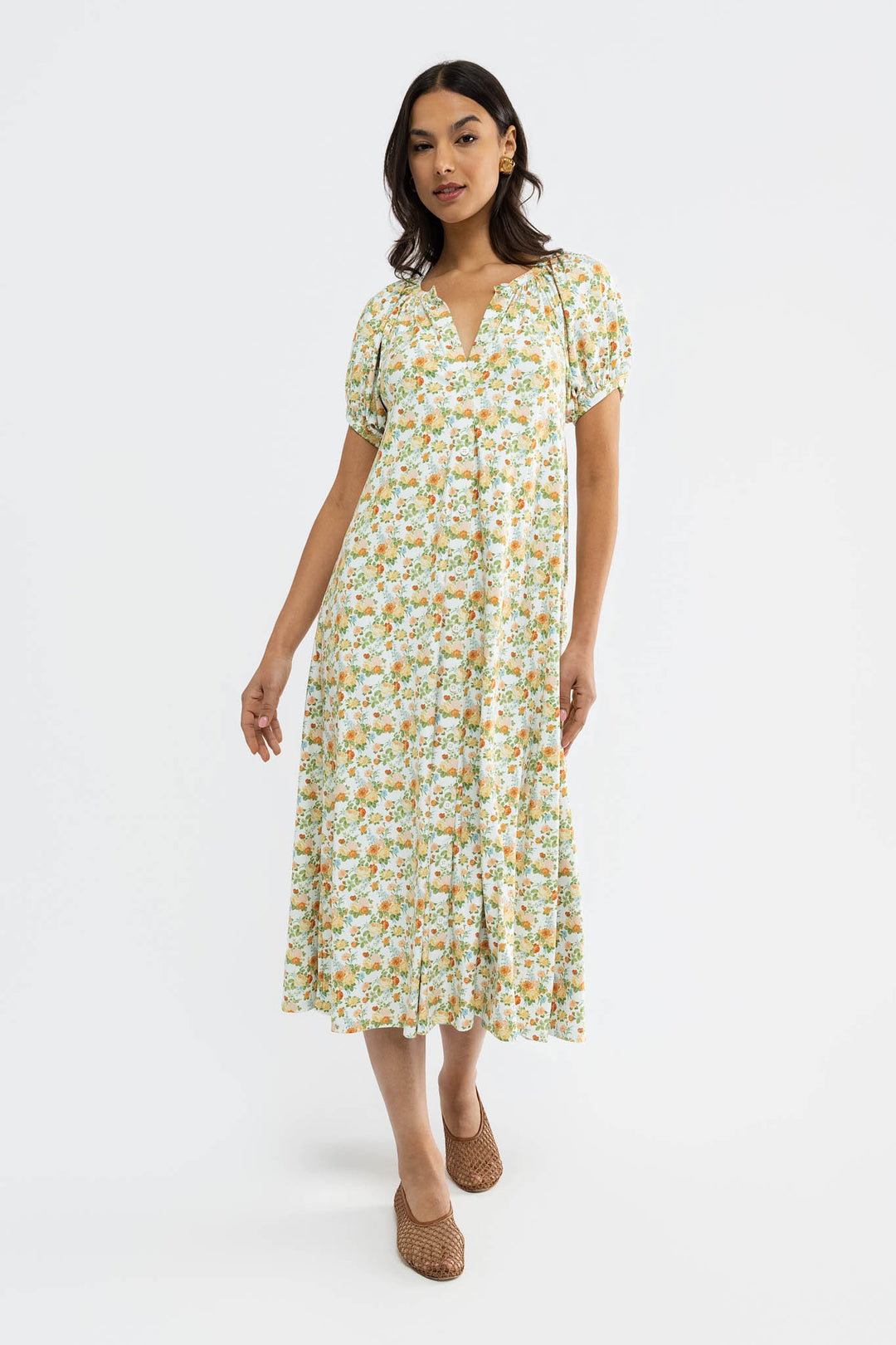 Grenadine Dress - Marigold Morning