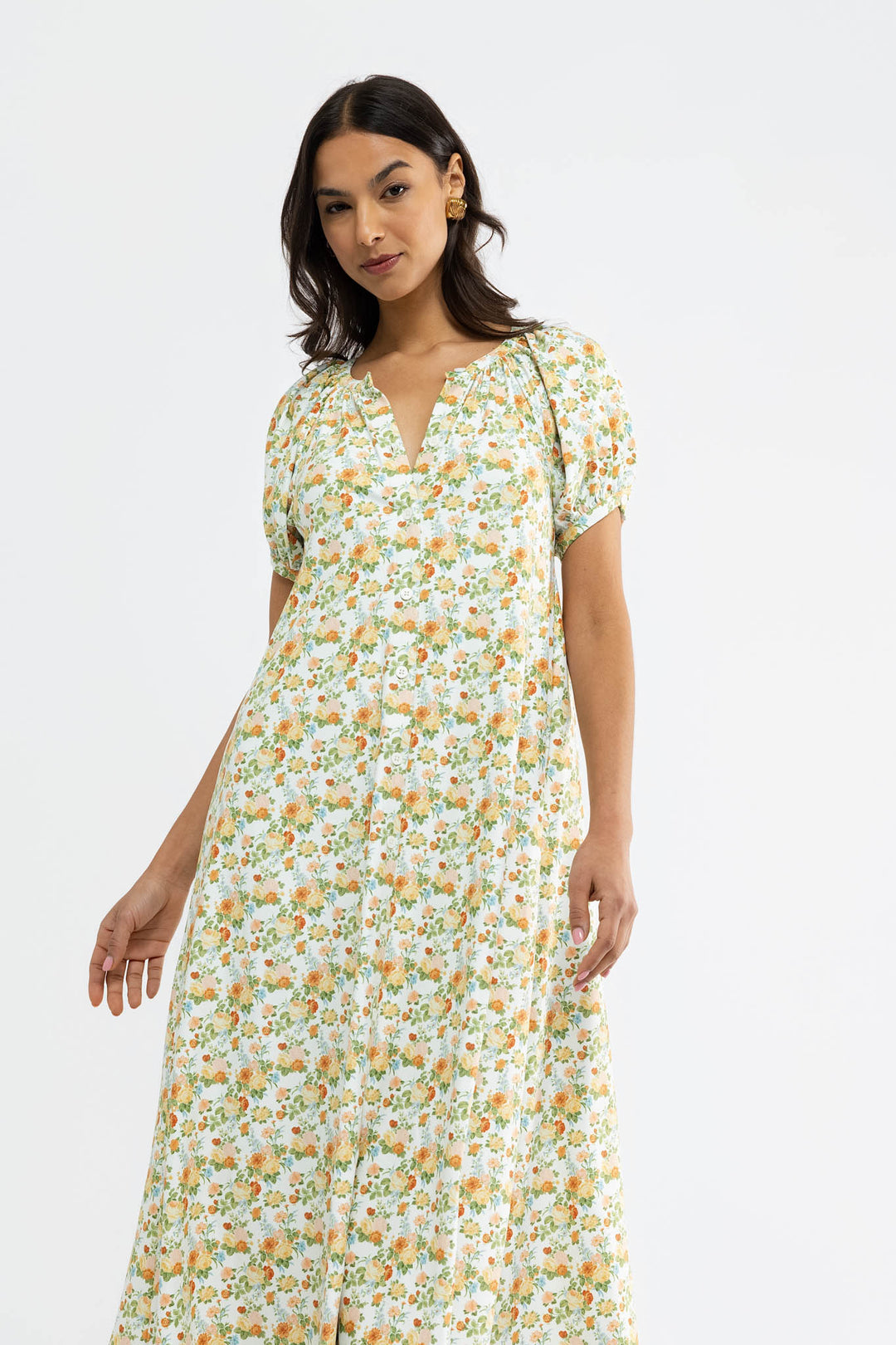 Grenadine Dress - Marigold Morning