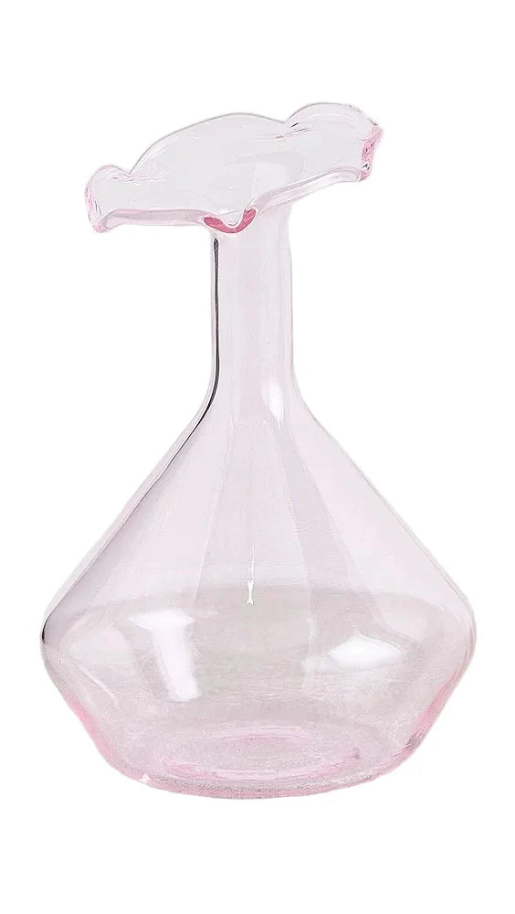 BMH - 8.5" Pink Angled Bud Vase (1)
