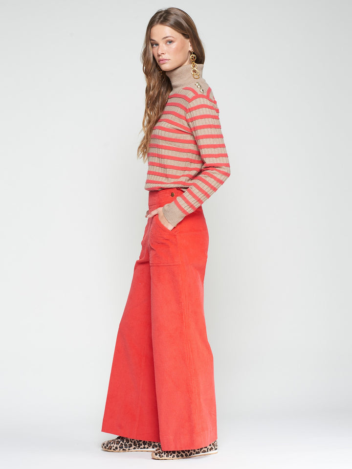 CORDUROY TROUSER - ORANGE