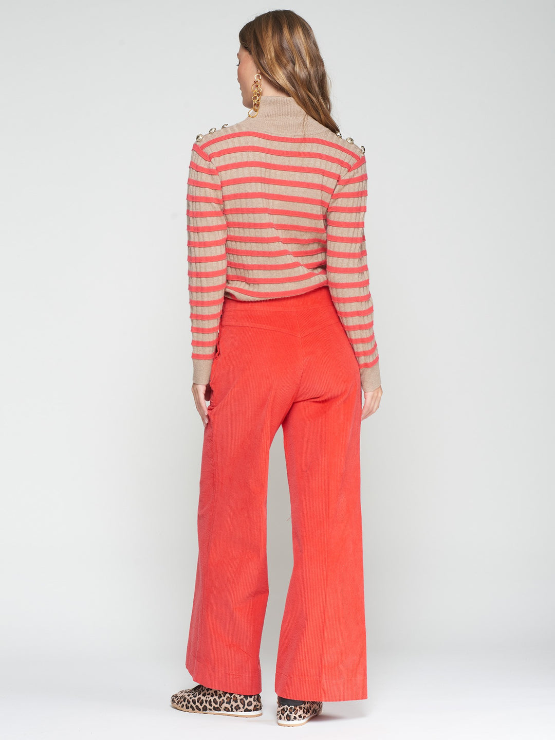 CORDUROY TROUSER - ORANGE