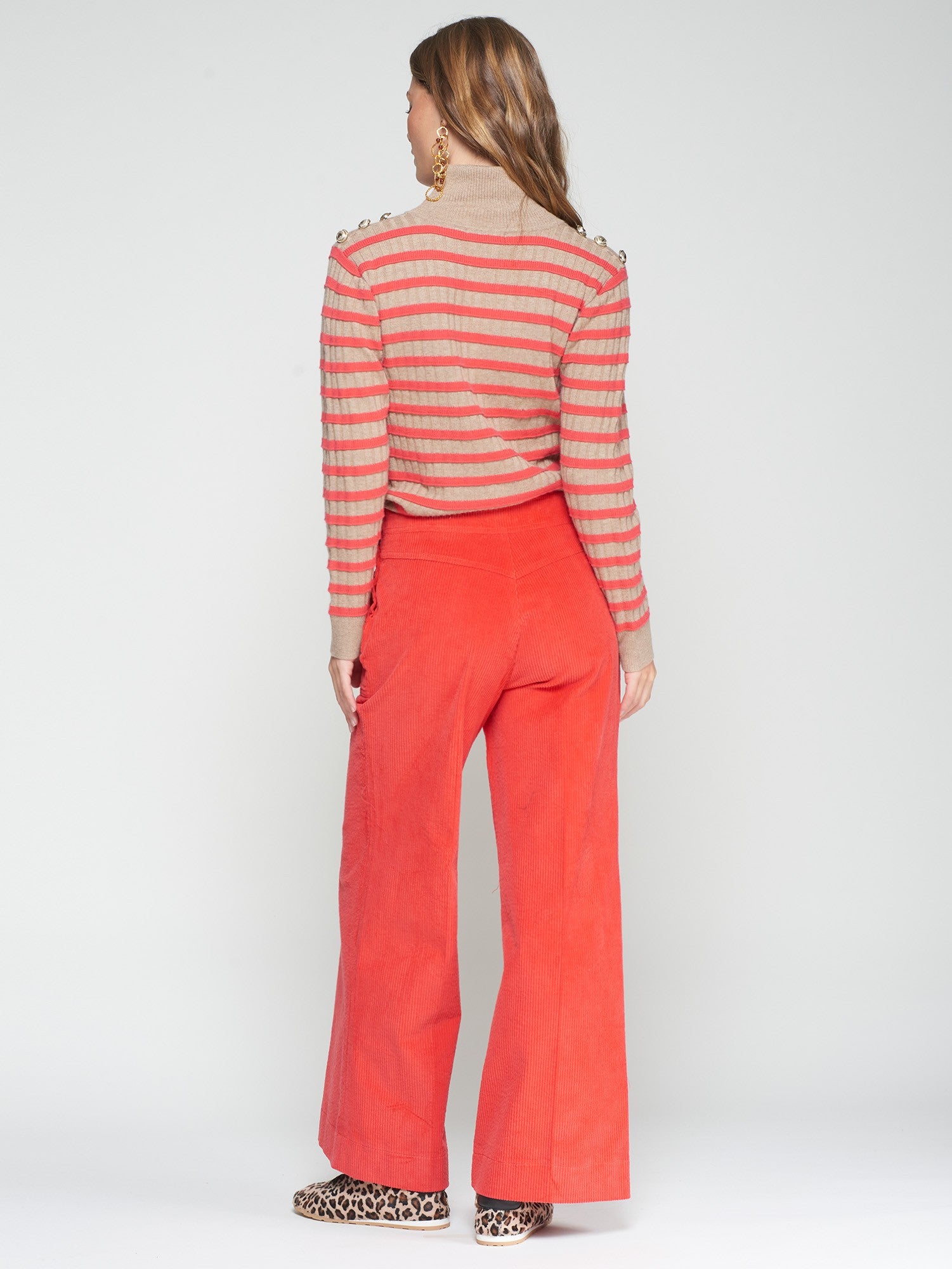 CORDUROY TROUSER - ORANGE
