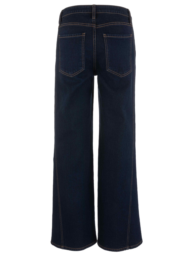 Meg High Rise Wide Leg Side Panel-Evaluated