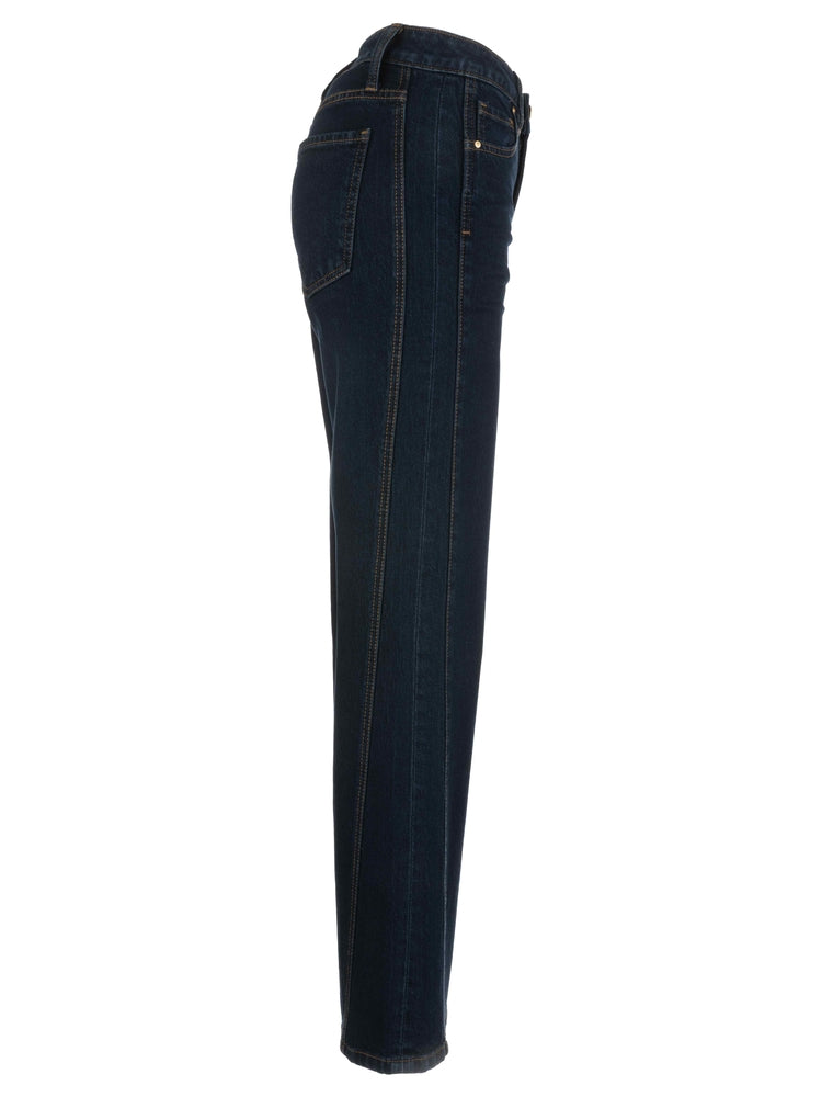 Meg High Rise Wide Leg Side Panel-Evaluated