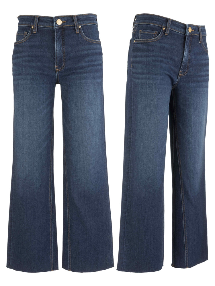 Kelsey High Rise Jean-Ankle Flare - Color:Improve