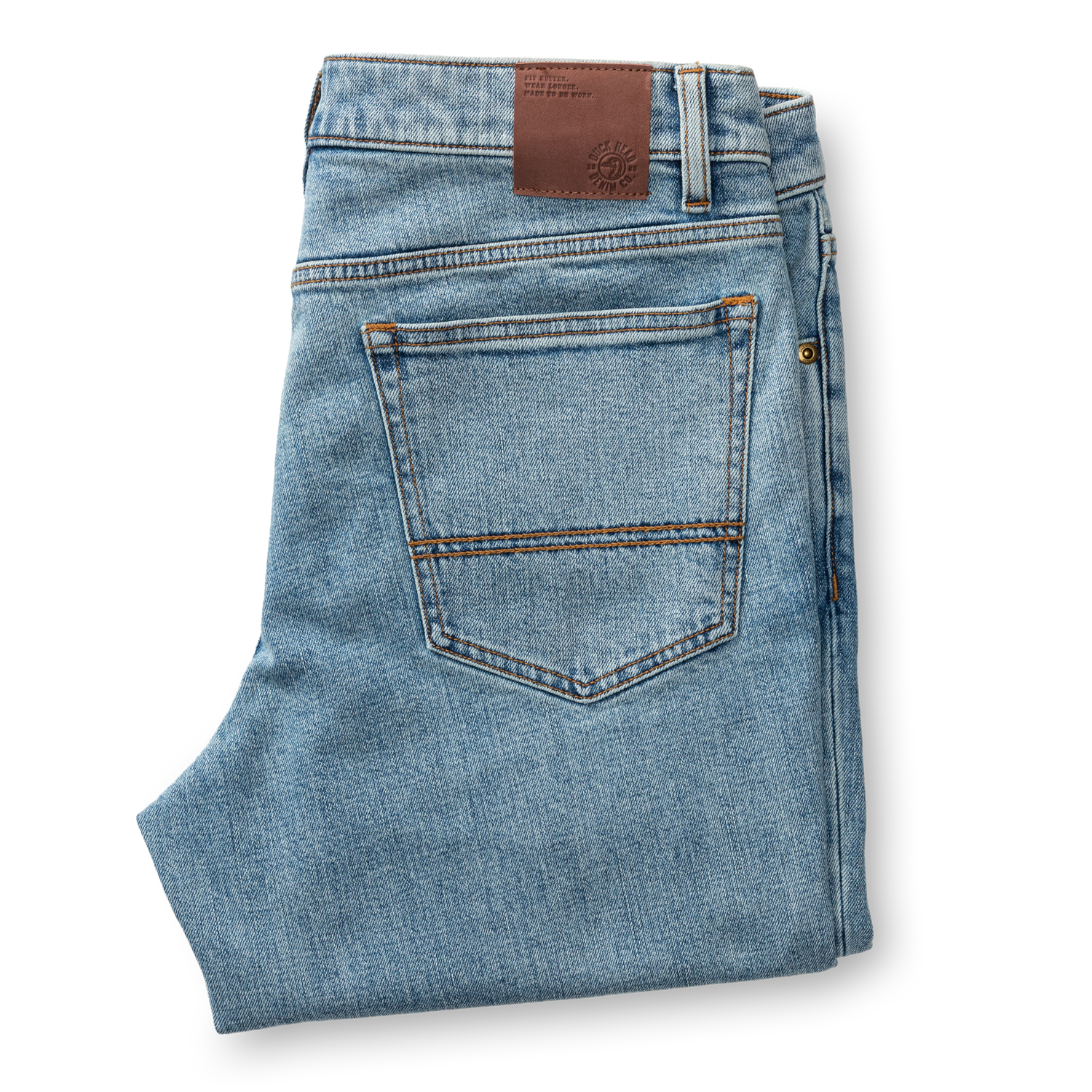 Classic Straight Fit Light Wash Denim