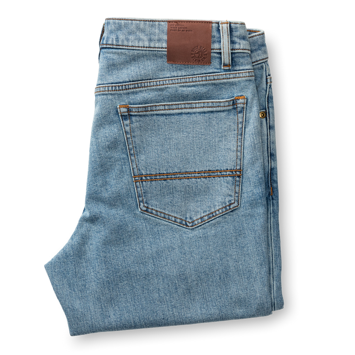 Classic Straight Fit Light Wash Denim