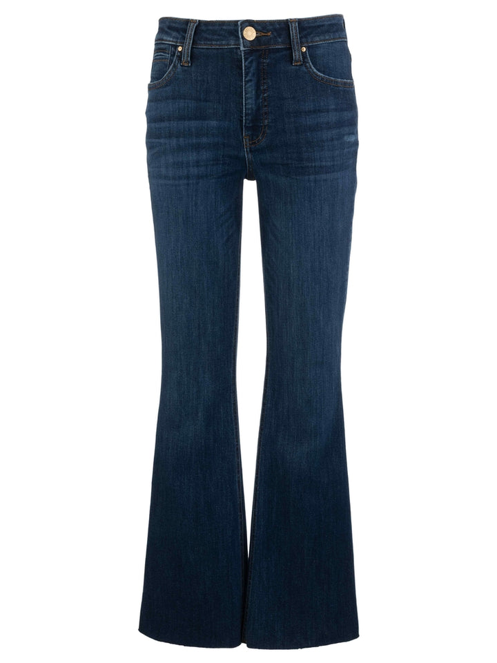 Stella High Rise Jean-Flare w/ Raw Hem-Color-Royalty