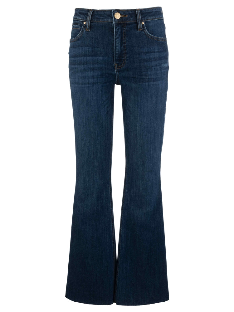 Stella High Rise Jean-Flare w/ Raw Hem-Color-Royalty