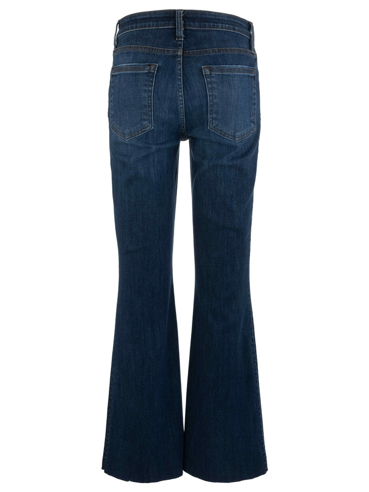 Stella High Rise Jean-Flare w/ Raw Hem-Color-Royalty