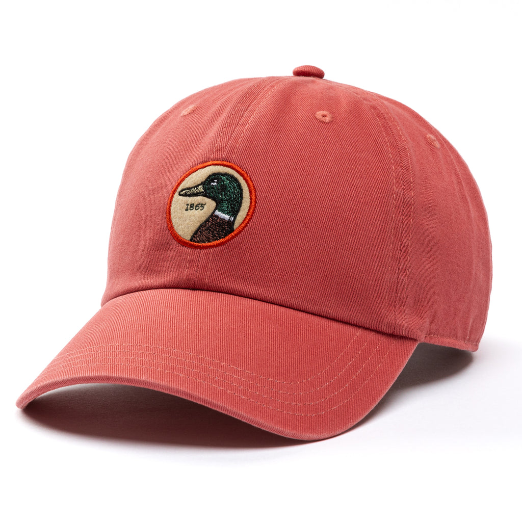 Circle Patch Twill Hat - Classic Red