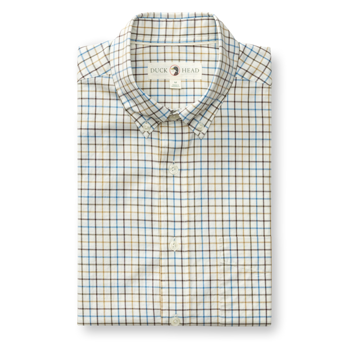 LS Cotton Twill Shirt - Joyner Plaid Wheatfield