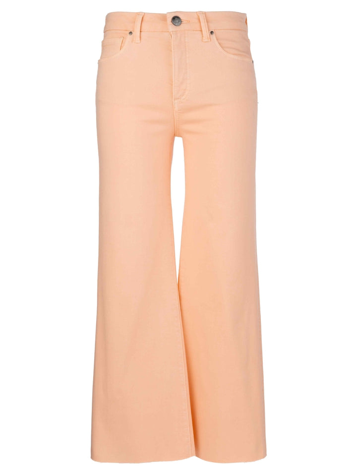 Meg High Rise Wide Leg Raw Hem - Sherbet