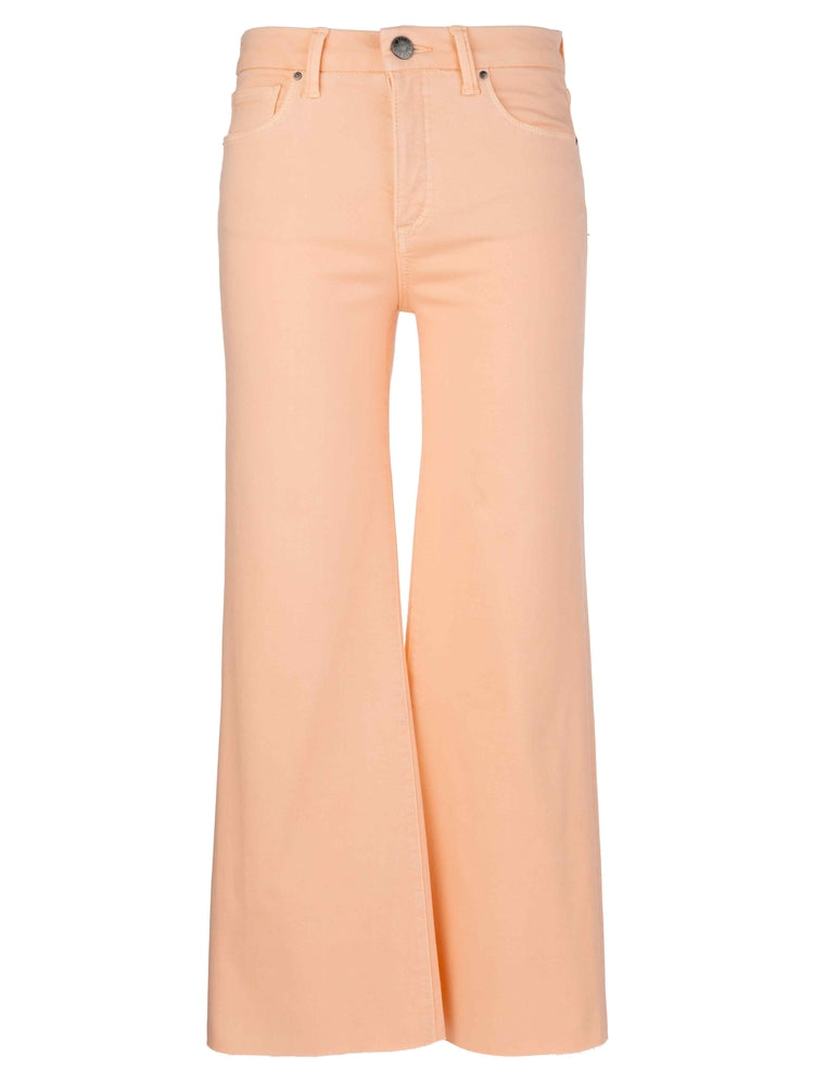 Meg High Rise Wide Leg Raw Hem - Sherbet