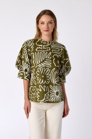 Jonesy Floral Studies Top