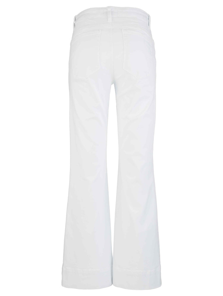 Stella High Rise Fab Flare Wide Hem - Optic White