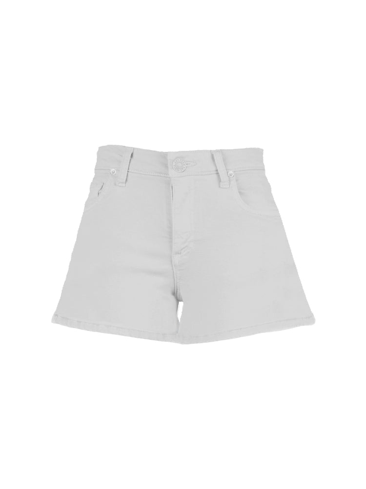 Jane High Rise White Short