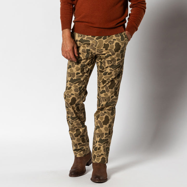 CLASSIC FIT GOLD SCHOOL CHINO - CAMO