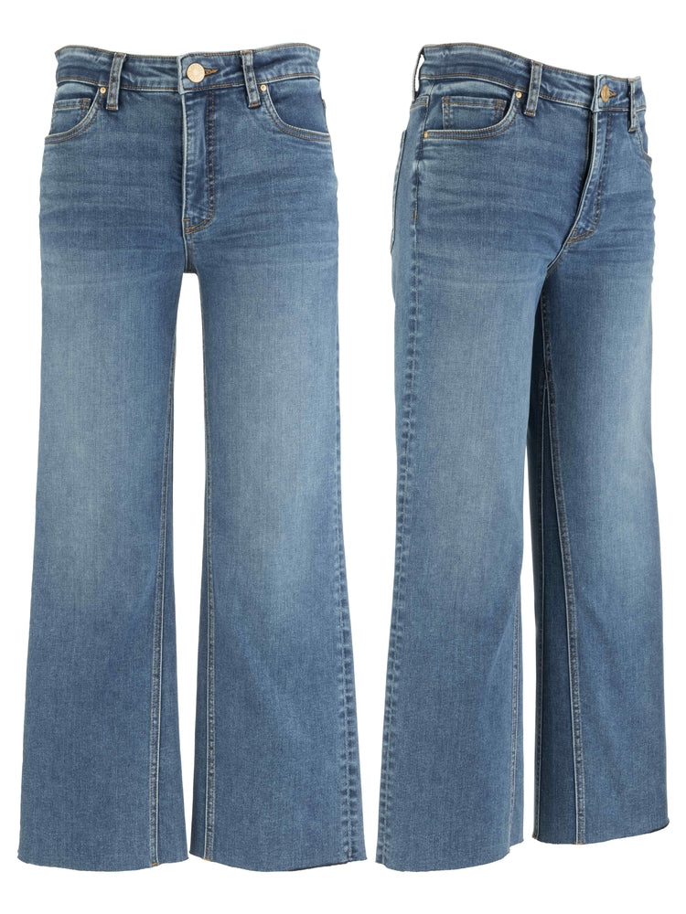 Kelsey High Rise Jean-Ankle Flare - Color: Leader