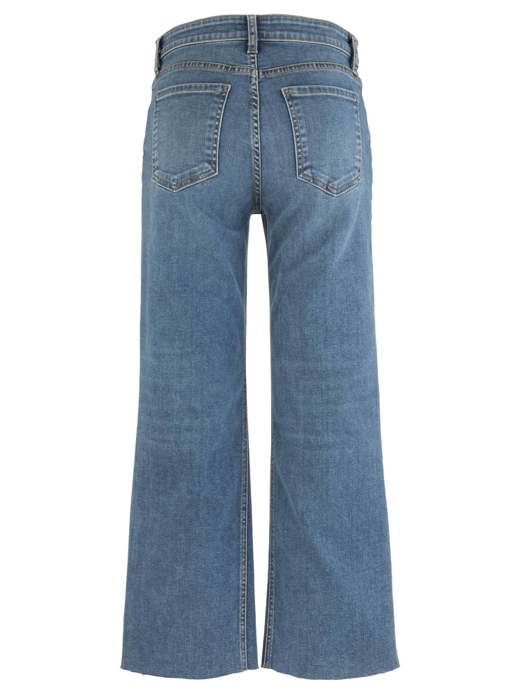 Kelsey High Rise Jean-Ankle Flare - Color: Leader