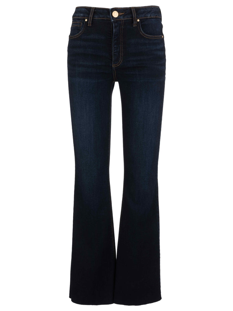 Ana High Rise Fab Flare Raw Hem - Wave