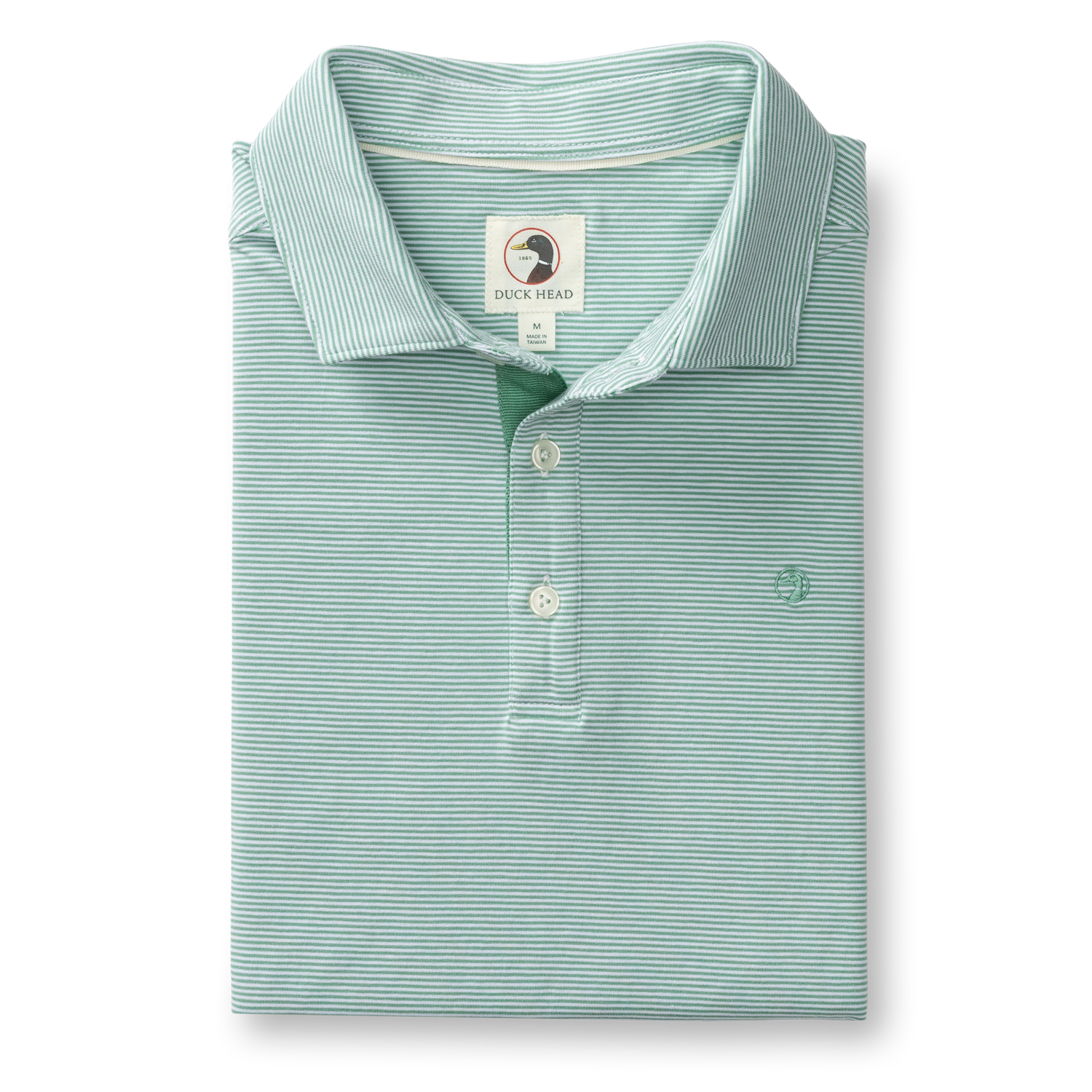 SS Hanover Pima Cotton Stripe Polo-Aspen Green
