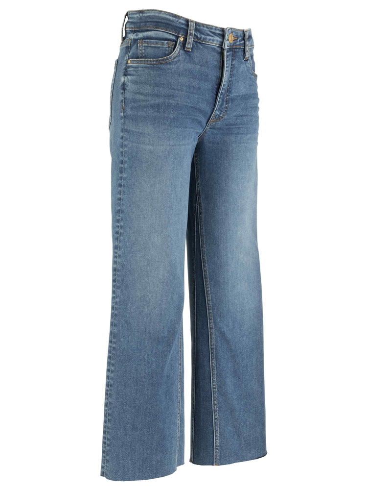 Kelsey High Rise Jean-Ankle Flare - Color: Leader
