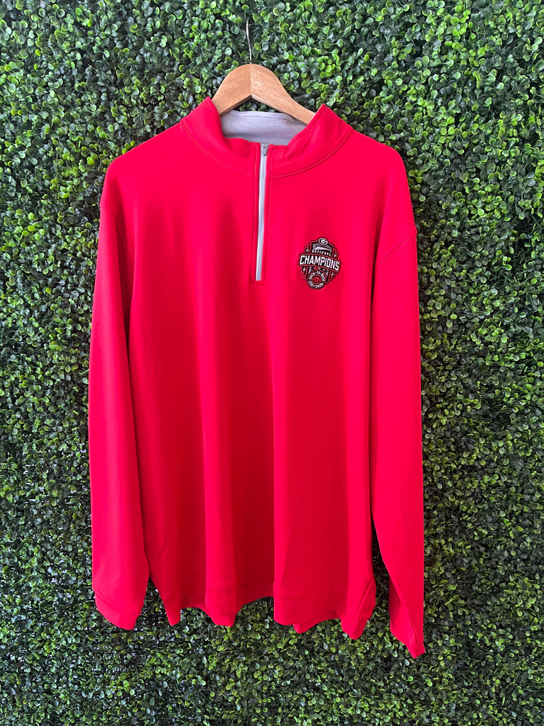 Georgia Championship Quarter-zip - Red