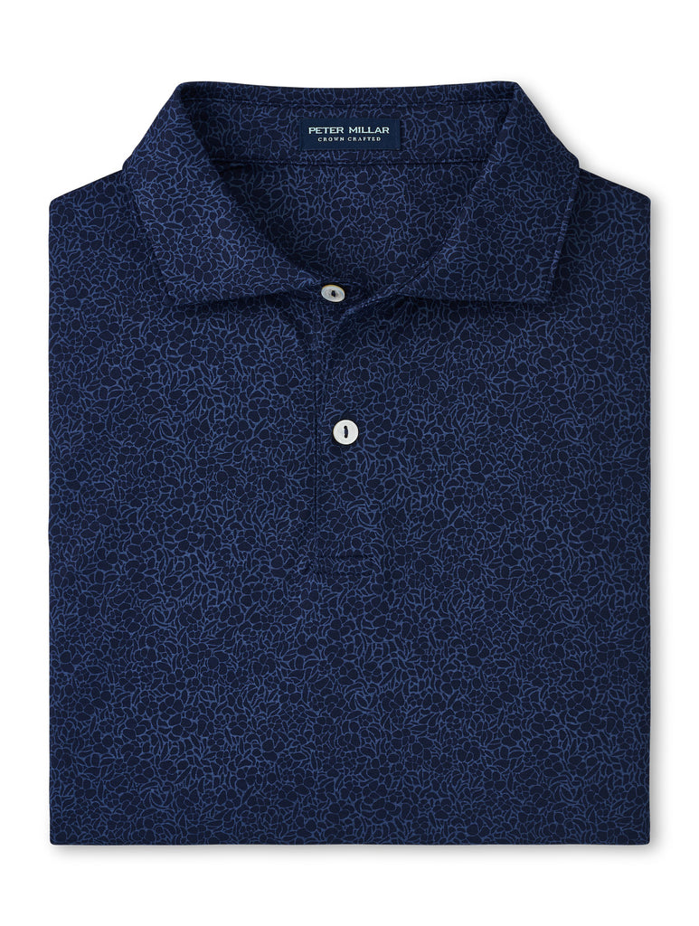 Parkinson Floral Performance Jersey Polo