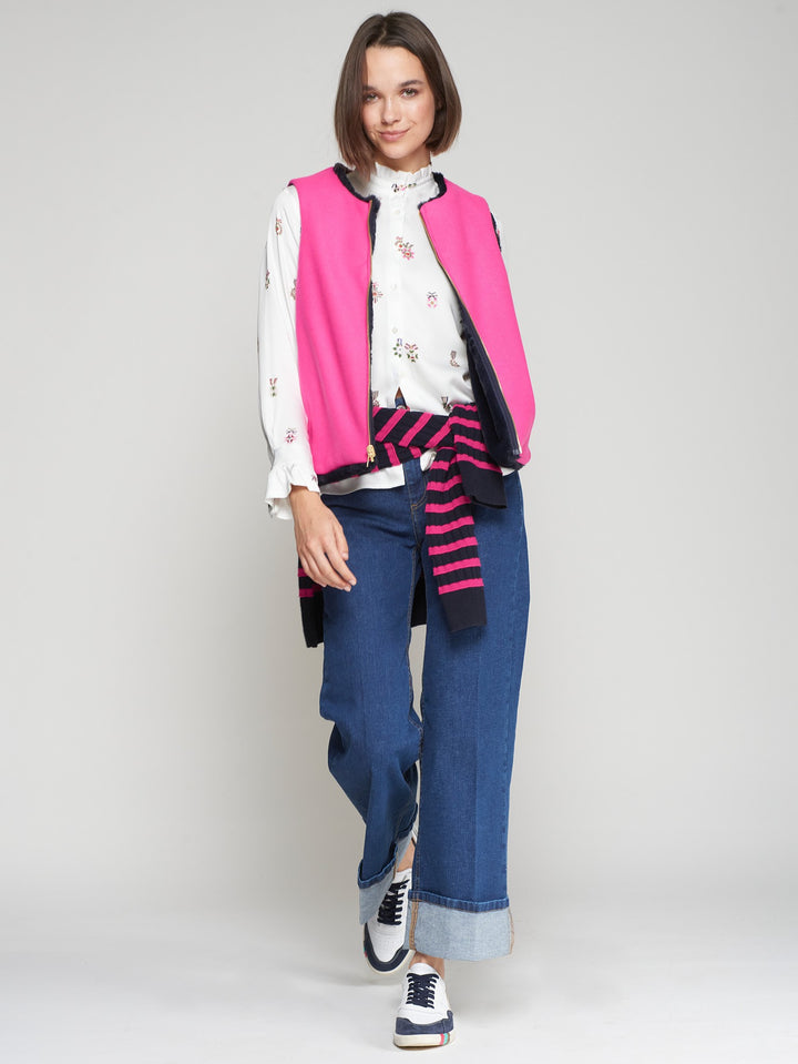 WAISTCOAT REVERSIBLE ROSA LANA