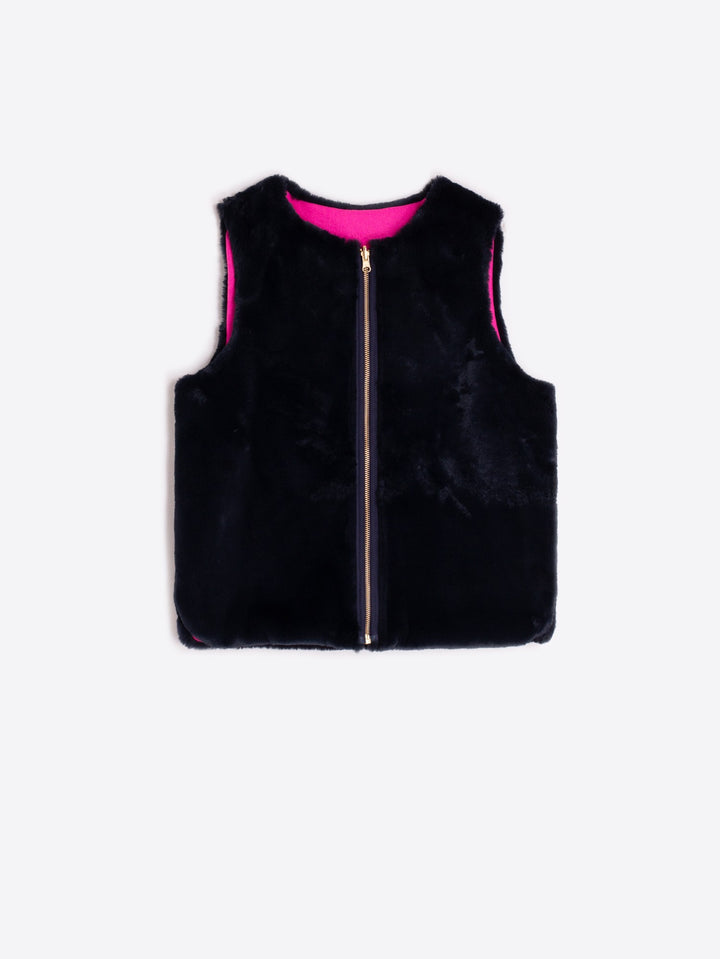 WAISTCOAT REVERSIBLE ROSA LANA